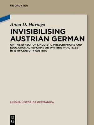 cover image of Invisibilising Austrian German